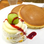 ホットケーキパーラー フルフル - フルーツクリームホットケーキ