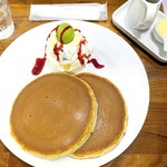 ホットケーキパーラー フルフル - フルーツクリームホットケーキ