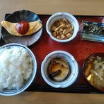 盛岡月が丘食堂 - 朝食セット（４００円）