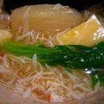 虎白 - 筍、冬瓜、菘の松葉蟹の餡かけＵＰ