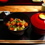 虎白 - 河豚のあられと筍ご飯