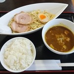 めん翔 - カレーつけ麺（トッピング有り）