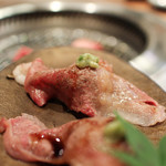 北新地 はらみ - 黒毛和牛の炙り寿司☆