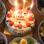 ロドゥール・デュ・ブレ - うちにあった材料でいつも通りに作ったおかずとホールケーキ♪