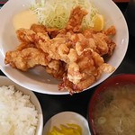 らーめん 梵天 今市店 - 唐揚げ定食 ￥800