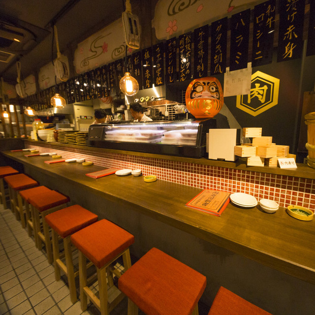 座席 裏天王寺 肉寿司 天王寺 居酒屋 食べログ
