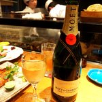 すし処 錦 - シャンパン（モエ）