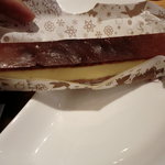 Hase - スティックケーキ（チーズ）の紙を空けたところ