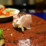 野嵯和 - マッシュルームと新烏賊とマッシュルームの生ハム巻き