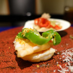 野嵯和 - 車えびと満願寺とうがらし