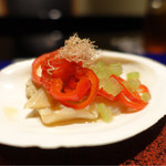 野嵯和 - ミル貝とパプリカと冬瓜