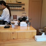 スペシャルティコーヒー ジャム コーヒーカウンター - コーヒーを挽くカウンター