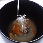 アコルドゥ - ◆「ニホンテキナオワン」　たらの白子と軽いサルサベルデ