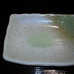 手打ちそば かけはし - 天ぷらの抹茶塩