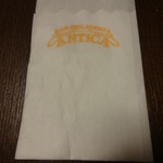 アンティカ ジェラテリア - 紙ナプキン
