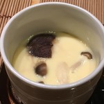 川村料理平 - しのぎのきの子の茶碗蒸し