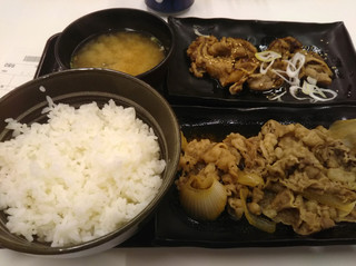 Yoshinoya - 牛牛定食680円(2017.10)