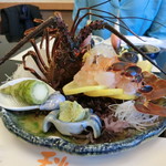 うに清 - 『伊勢海老料理　さしみ』4,000円