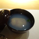 Ginza Sushimasa - 蛤のお吸い物