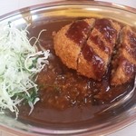 ガネーシャ - 肉厚メンチカツカレー