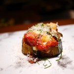 TACUBO - 米茄子と秋刀魚、スカモルツァチーズ