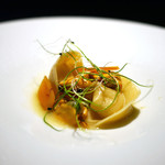 TACUBO - ジャガイモピューレのトルテッリ　ムール貝と唐墨