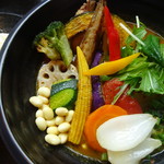 Rojiura Curry SAMURAI. 平岸総本店 - チキンと一日分の野菜２０品目