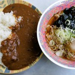 日刊スポーツ社員食堂 - カレーライス、らーめん  800円