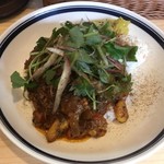 カレーライス専門店 ブラザー - 鯖キーマ+エビ