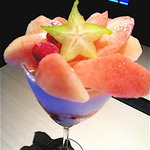 山形県産 白桃パフェ（1,800円）