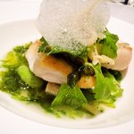 フレンチレストラン フルーヴ - 甘鯛のうろこ焼き季節のお野菜を添えて