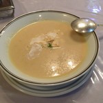 レストラン・タカヤマ - セットのコーンクリームスープ