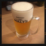 春樹 - 満腹セットの生ビール