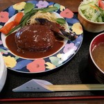 かきの木 - ハンバーグステーキ　800円