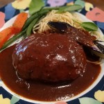 かきの木 - ハンバーグ　アップ
