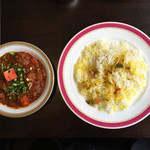 カーン・ケバブ・ビリヤニ - チキンカレジセット