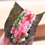 肉割烹 上 - トロたく巻き