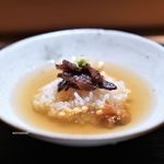 肉割烹 上 - 牛しぐれ煮のお茶漬け