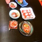 Ryoutei Katsushin - トマト各種創作料理