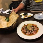 居酒屋 鳥幸 - 鶏皮せんべいと鶏たたき