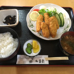 喜泉 - カキフライ定食 １０８０円
            ２０１７年１０月１３日実食