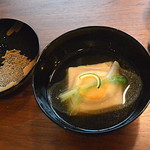 味勧屋 - 胡麻豆腐としんじょう