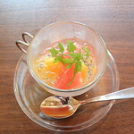 味勧屋 - ピンクグレープフルーツとオレンジのゼリー