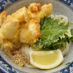 多度津 - とり天ぶっかけ並530円