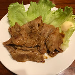 活魚料理 御食事処 旅屋 - 生姜焼き ¥600