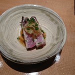 鮨小山 - 鰤の炙り