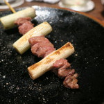 鳥茂 - 豚のコメカミとねぎ間