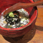 鳥茂 - 梅茶漬け