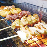 ■Authentic charcoal Grilled skewer