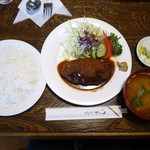 キッチン友 - メンチカツ定食